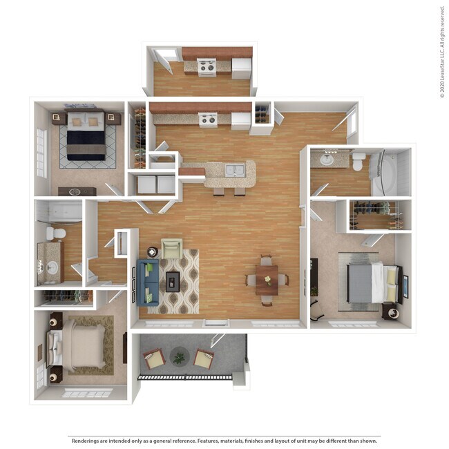 Unit 0735 1321 floor plan